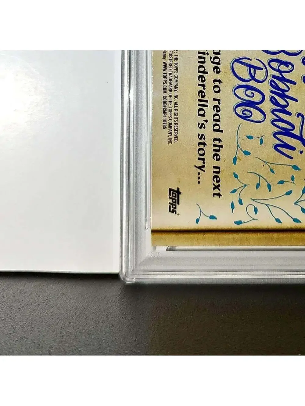 Why she must be… Cinderella's Fairy Godmother! 2025 Topps Disney #C75-12 PSA 9